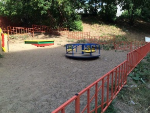 Забор на детскую площадку 26 метров