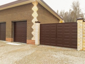 ворота распашные с ручным управлением - пример 2 фото цена за метр