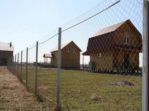 Забор из сетки рабицы в натяг с протяжкой арматуры 150 метров фото в Симферополе