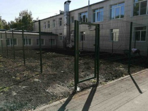 3D заборы для школы 15 метров фото в Симферополе