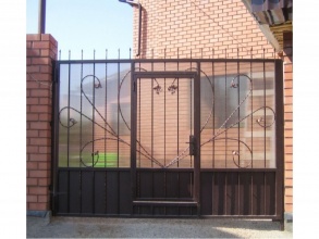 Кованые заборы с поликарбонатом 80 метров фото в Симферополе