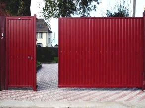 Калитка - пример 14 фото под ключ